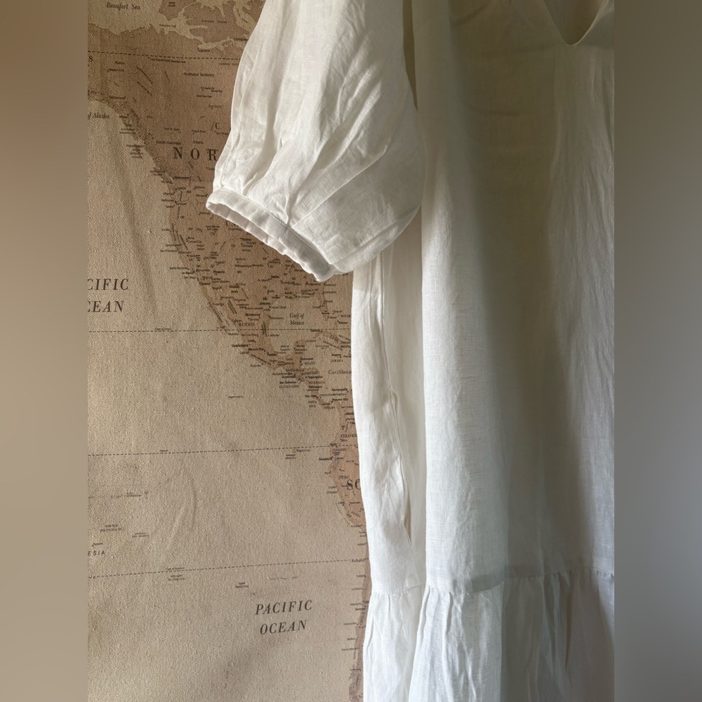 Brochu Walker Bree Dress 100% Linen Reversible - Picture 9 of 13